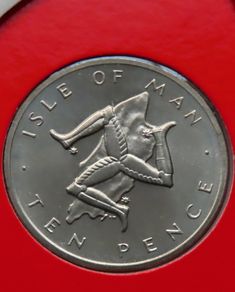 Isle of Man 1978 Vintage Coin Stamp cover BUNC Triskelion on map