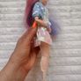 Barbie Extra #2 Curvy Asian Articulated doll Pink Purple Long Hair Used Please see photos Image 6