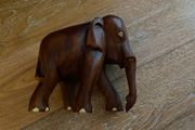 wooden elephant carving