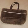 Brown Fur Bag Image 5