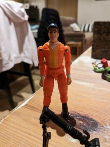 vintage Galoob The A-team 3.75 inch Murdoch figure