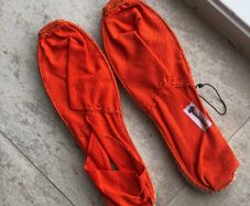 Brand new orange espadrilles 42