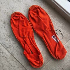 Brand new orange espadrilles 42