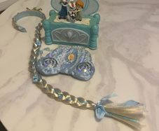Elsa jewellery box (batteries included) bag and headband