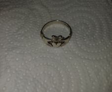 SILVER Claddagh Ring hand made in Ireland
