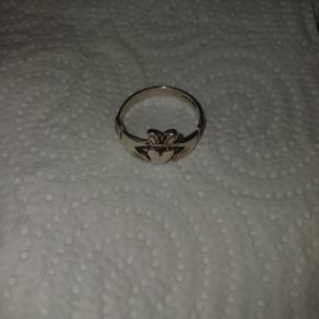 SILVER Claddagh Ring hand made in Ireland