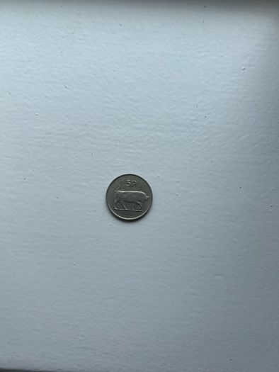 1980 5p old Irish coin