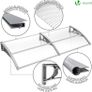 FREE EXPRESS SHIPPING Front Door Canopy Outdoor Awning, Rain Shelter for Back Door, Porch, Patio, Window, 200 x 80 cm Image 5