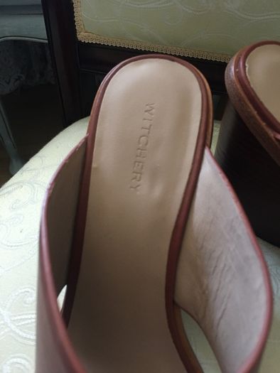 Witchery heels leather , new, UK 7