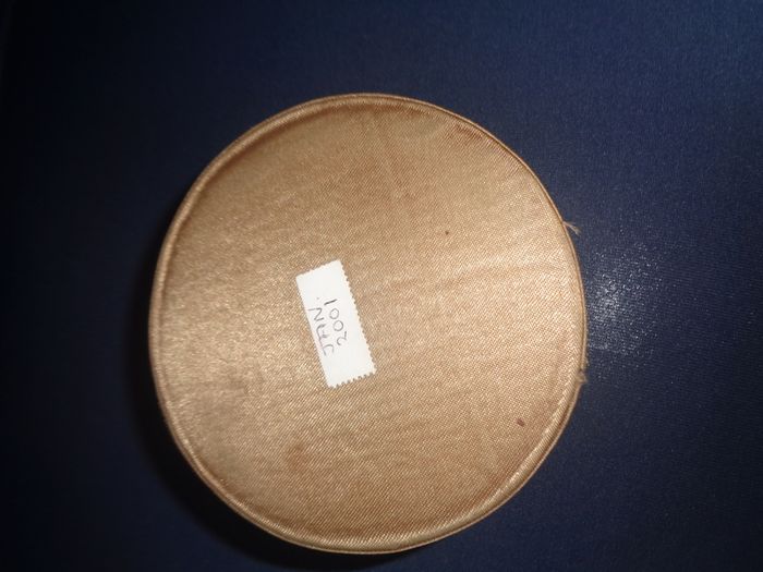 Vintage Cloth Covered Trinket Box for Sale