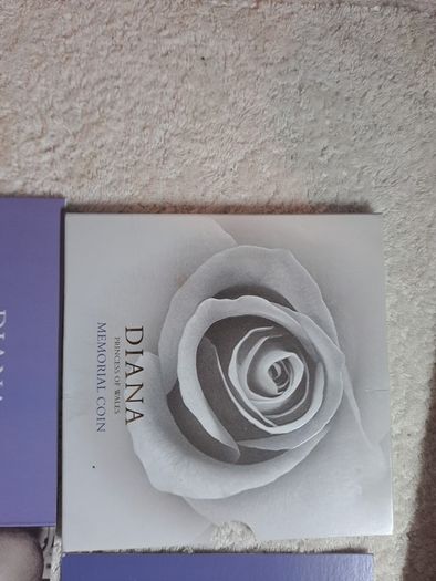 Diana memorial 5 pound coin.