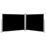 Retractable Side Awning Black 100x1000 cm Image 2