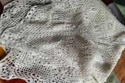 Vintage Embroidered lace Tablecloth