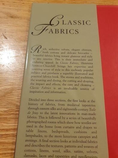 Classic Fabrics  In Very Good Condition From Pet Smoke Free Home