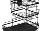 BRAND NEW 3 Tier Kitchen Storage Shelf Dish Drying Rack Holder with Drainboard Plate