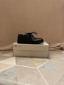 GEOX Boys formal black shoes size 3