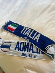 Ireland vs Italy Mar 2025 rugby scarf