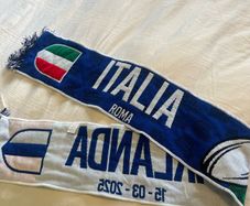 Ireland vs Italy Mar 2025 rugby scarf