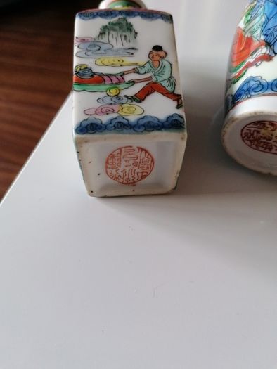 Set Of Four Antique Miniature Bottles