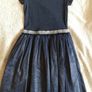 NEW navy ruffle dress (11-12) Image 5