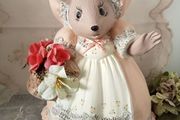 Vintage Mouse Figurine