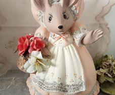 Vintage Mouse Figurine