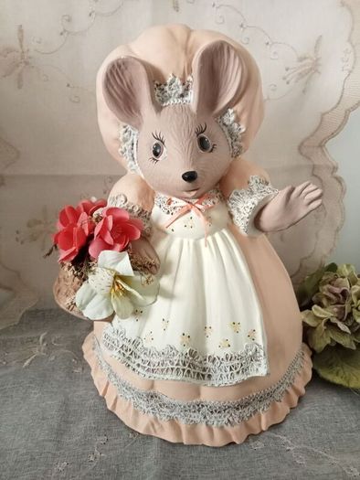 Vintage Mouse Figurine