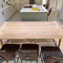 Dining table bench and chairs Image 4