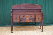 William IV Mahogany Wine Sideboard with Pedimented Gallery c.1830s