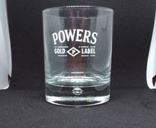 SALE ------ Powers Gold Label Irish Whiskey Glass