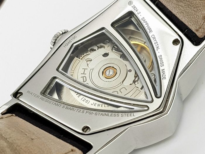 An Automatic Hamilton Ventura WATCH (The Ventura was famously worn by Elvis Presley).