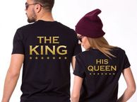 main image for ad The King And His Queen Couple T-shirts For Valentines Day Gift Present