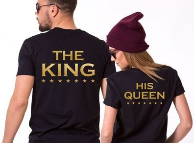 The King And His Queen Couple T-shirts For Valentines Day Gift Present