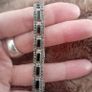 Vintage marquisite silver bracelet Image 8