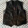 Genuine Speedware Guns N Roses black leather waistcoat Image 2