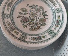 antique bowls pasta dish wood and son Dorset pattern