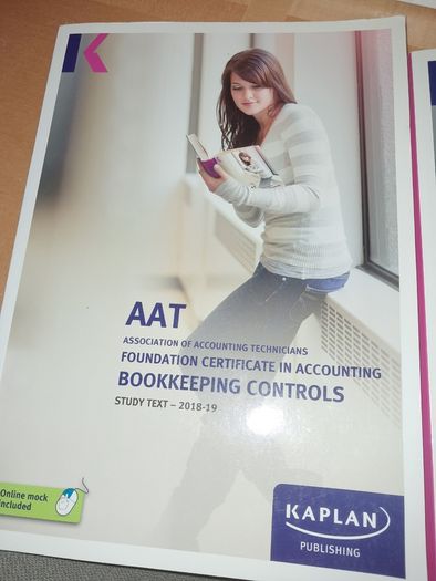 Accounting AAT bookkeeping books x 3