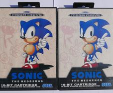 Sega Mega Drive - Sonic the Hedgehog (with original box) 35 each