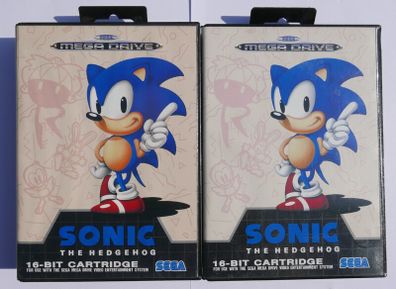 Sega Mega Drive - Sonic the Hedgehog (with original box) 35 each