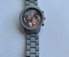 Red Herring unisex watch, grey and rose gold, used but in good condition