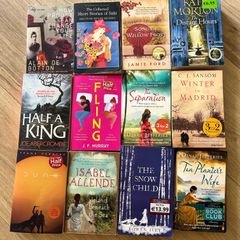 Collection of 12 Great Novels & Classics 3 euros Each or 25 euros for the Lot