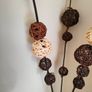 Large bamboo floor vase plus set of matching decorations Image 2
