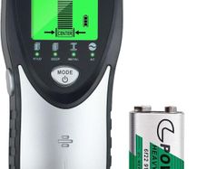 Stud Detector, Wall Scanner,5-in-1 Stud Detector for Wood, AC Wire, Metal Studs, Cables, Joists, with LCD Display(Green Screen)
