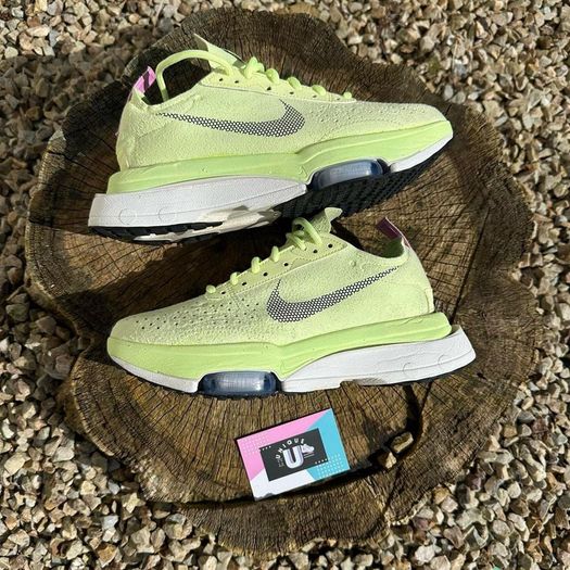 Premium Nike Air Zoom Type 2 Suede Neon Volt Green White Black