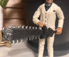 Marvel legends Jigsaw and custom chain saw