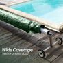 Green Tarpaulin Sheet 1.2m x 1.8m (Cut-Size) Lightweight PE Plastic Tarp 80gsm Water-Resistant Ground Sheet Multipurpose Small Tarpaulin Covers used for Garden Furniture Shed Camping (4ft x 6ft) Image 3