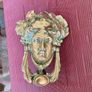 Early 20th Century Brass Athena Door Knocker Image 4