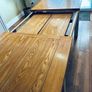 Solid Oak extending Dining Table and matching sideboard Image 5
