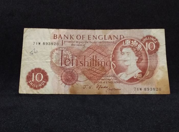 Bank of England : 1960s Ten Shillings