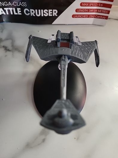 star trek eaglemoss k'tinga class battle cruiser